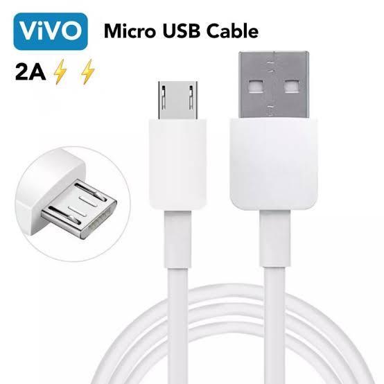 VIVO ORIGINAL CABLE - FAST CHARGING + DATA CABLE - TYPE C AND MICRO USB FOR ALL VIVO MOBILE