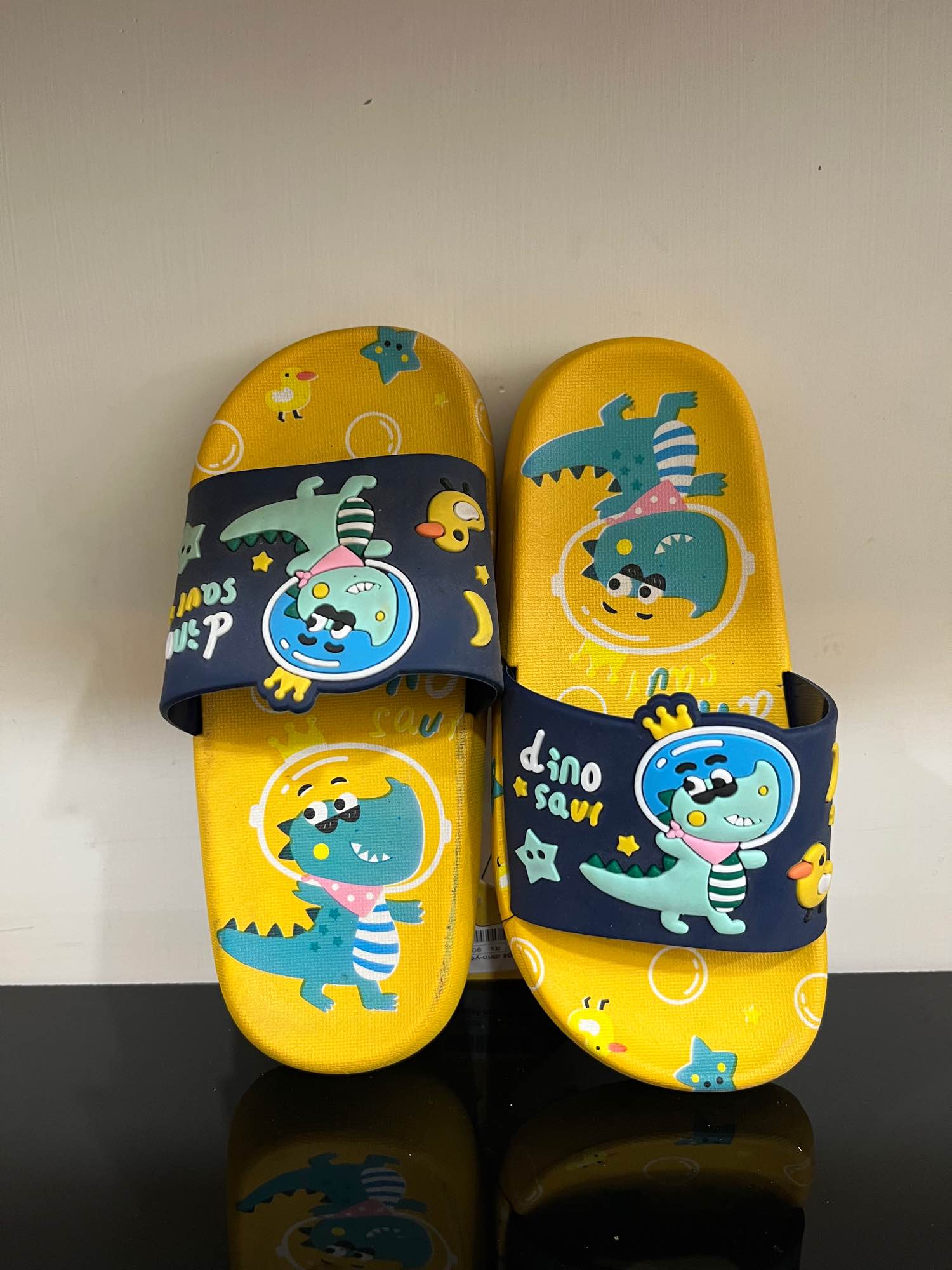 New Dino Summer Kids Slippers Cartoon Dino Indoor Boys Girls Comfortable Slippers In Fair Price