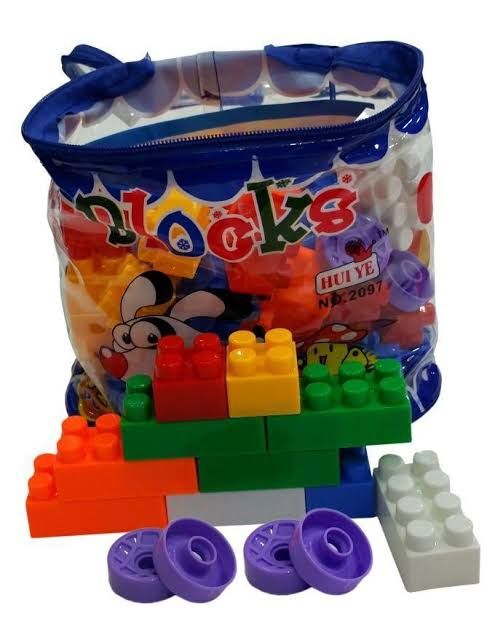 Pack Of 51 Pes Mini Building Blocks High Quality Plastic Building Blocks For Kids Building Blocks With Pouch Fun and Leard