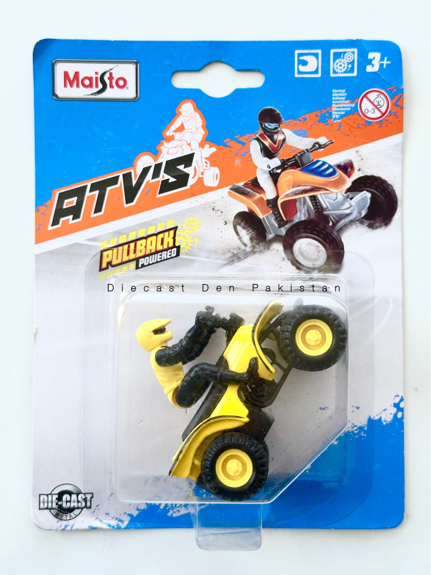 Maisto ATVs Diecast Model Car with Pull Back Action
