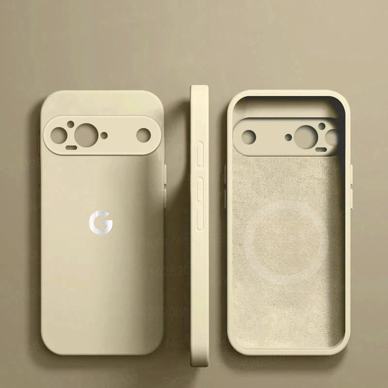 Original Liquid Silicone Candy Color Magnetic Charge Skin-friendly Case For Google Pixel 11 10 9 Pro XL 8 7A/Pro Protector Cover