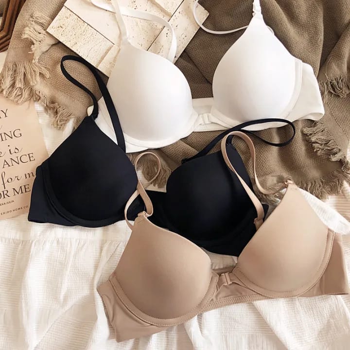Front Open bra Girls and Woman Padded bra easy and comfort | Random Color New Design Pushup Bra for Woman
