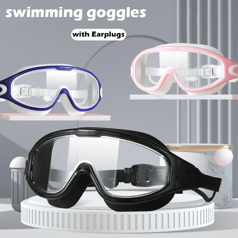 Swimming Goggles For Adult Men And Women High-Definition Waterproof And Anti Fog Electroplating Large Frame Swimming Goggles