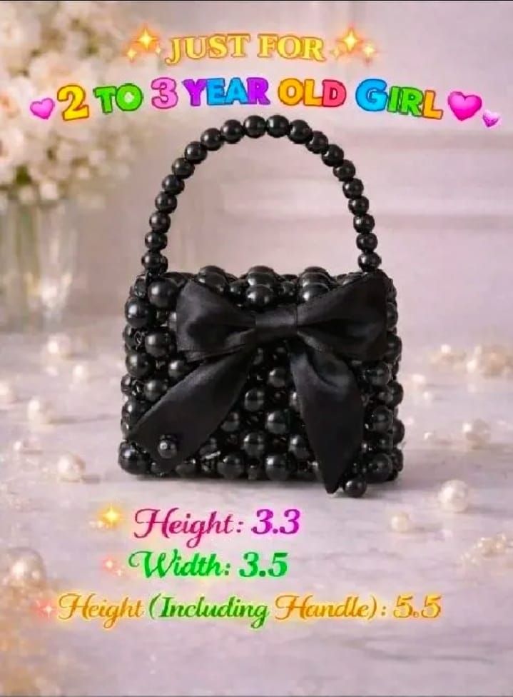 Elegant Mini Handmade Pearl Bag With Ribbon Bow – Versatile Design for Crossbody and Shoulder Carry - Wedding Clutch