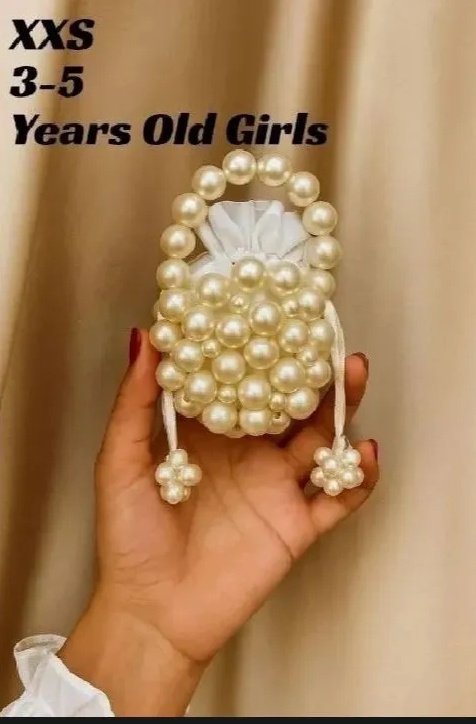 Elegant Pearl Beaded Handbag – Luxury Evening Clutch