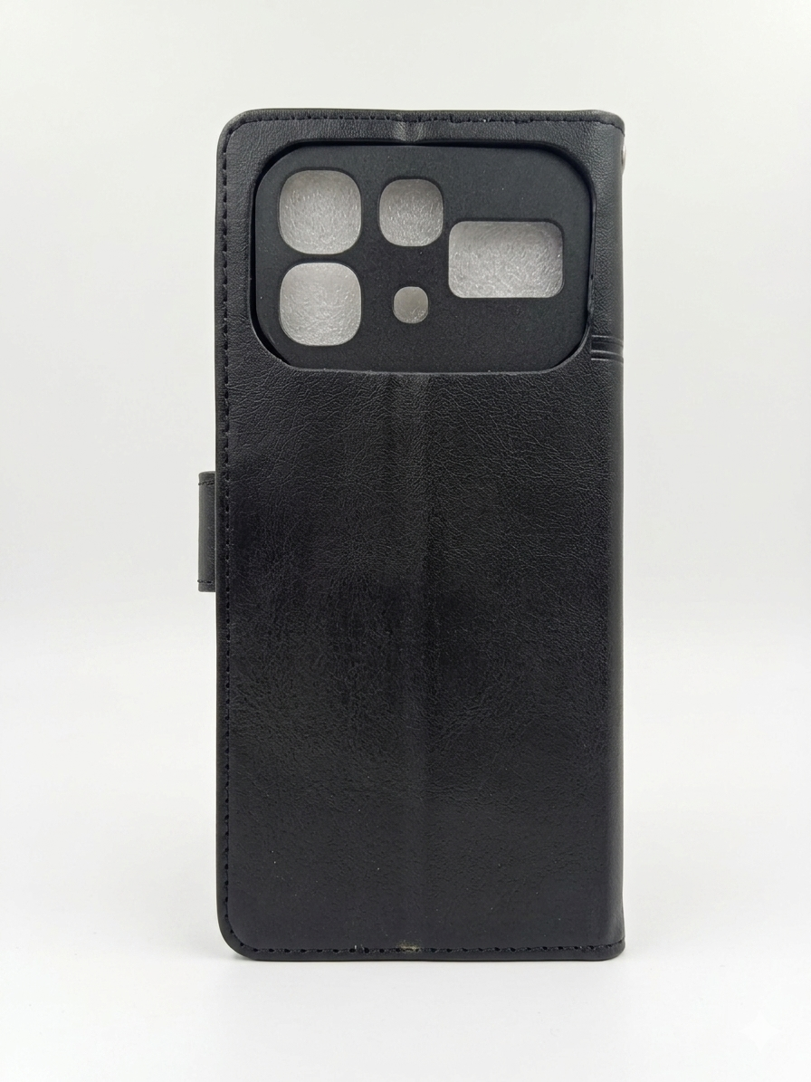 Infinix Note 60 / Note 60 Pro Premium Leather Wallet Case - Luxury Flip Cover with Card Slots, Photo ID Holder & Magnetic Closure - Full Protection Shockproof Business Folio Case