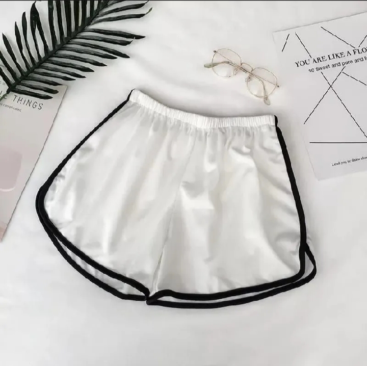 Women Casual Shorts White Colour