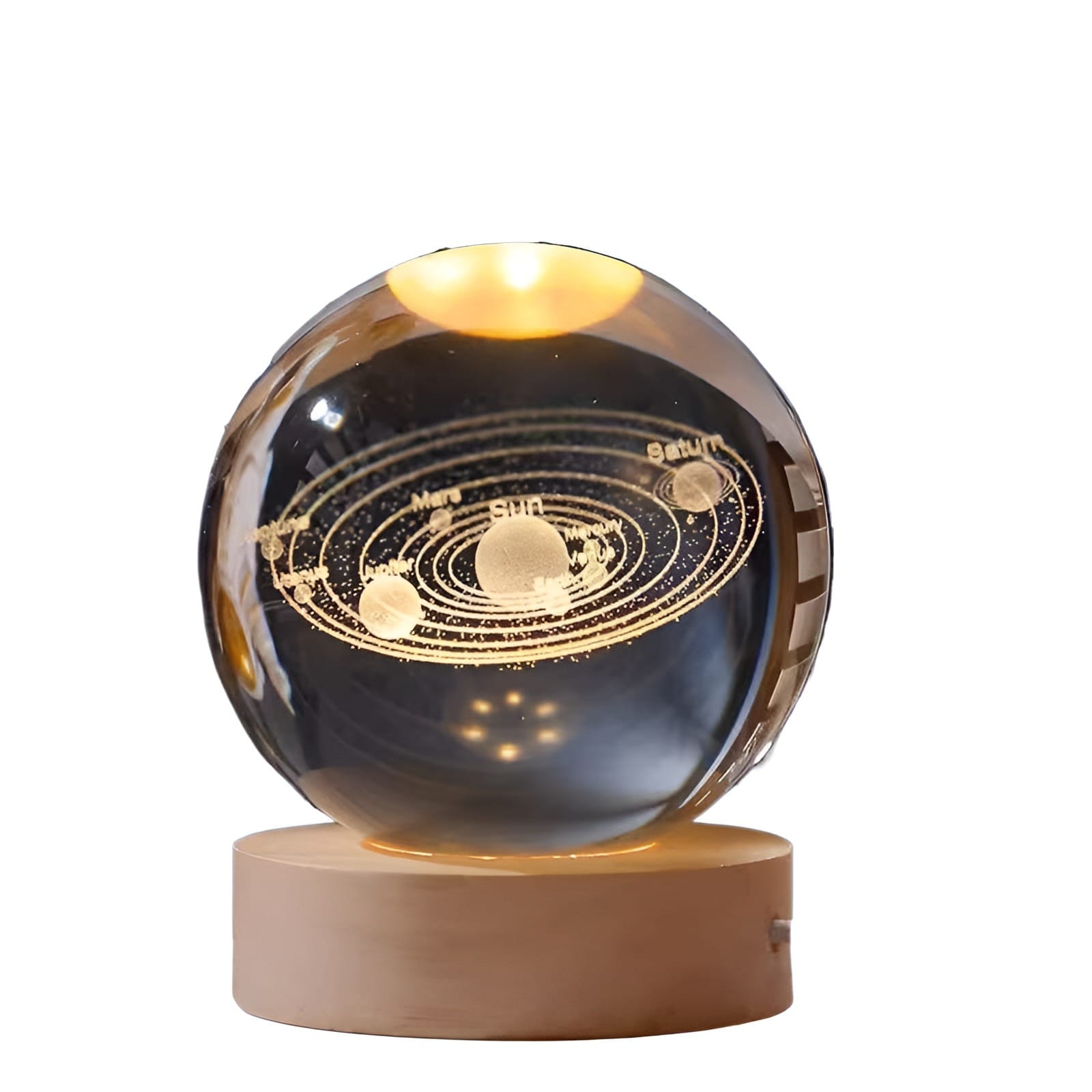3D Crystal Ball Night Lamp