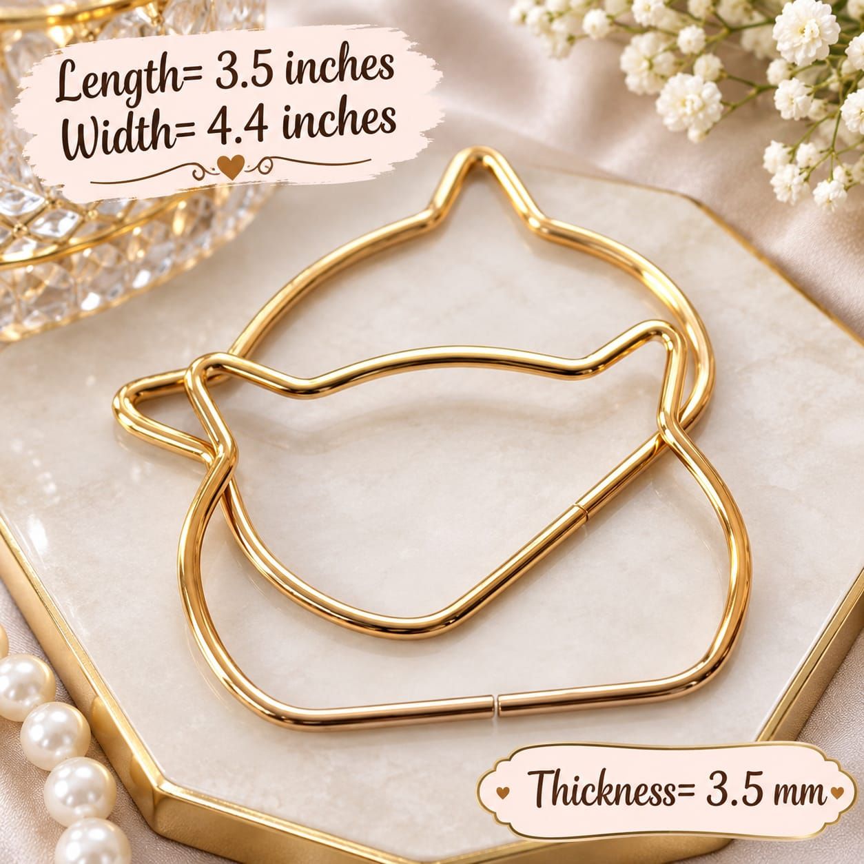 Portable Bag Handle Ring - Handle For Pearls Bags - Handles For Wedding Clutches