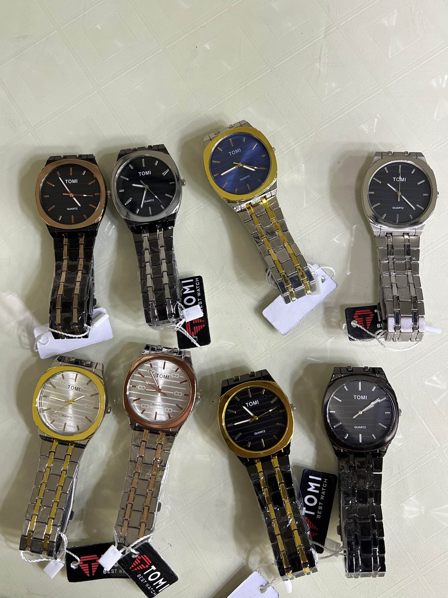 TOMI Luxury Quartz Watch for Men -Octagonal Dial, Casual & Business Men's Wrist Watch