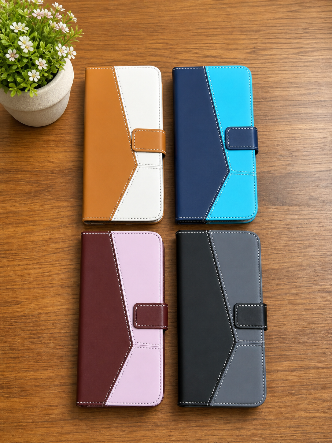 Samsung Galaxy A16 5G Case, Premium PU Leather Magnetic Shockproof Book Stand Folio Flip Wallet Case Cover with Card Holder