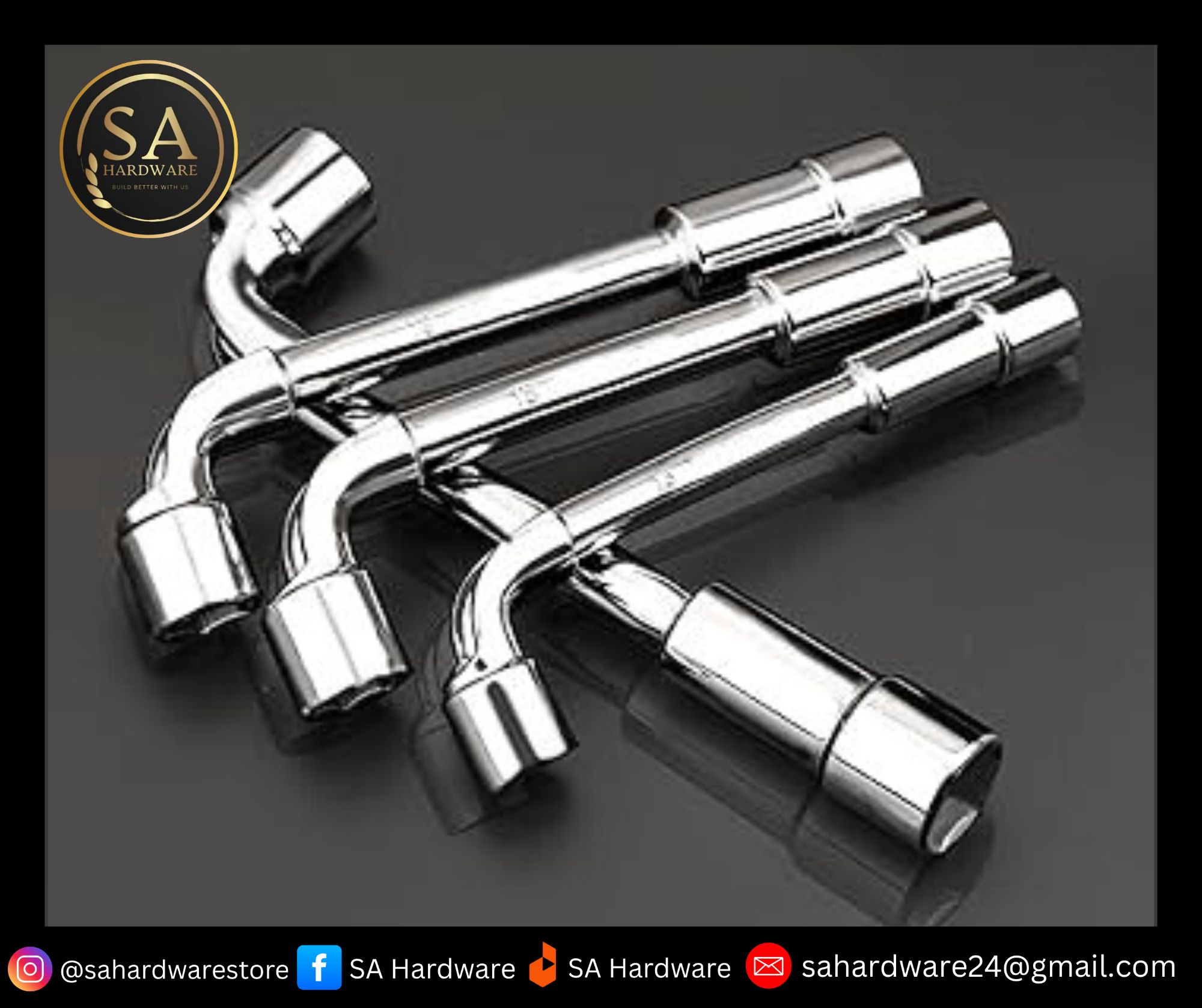 Heavy Duty L Socket Wrench L Pana | Durable High Quality L Spanner Tool for Car, Bike & Home Repairs | Multipurpose Hand Tool