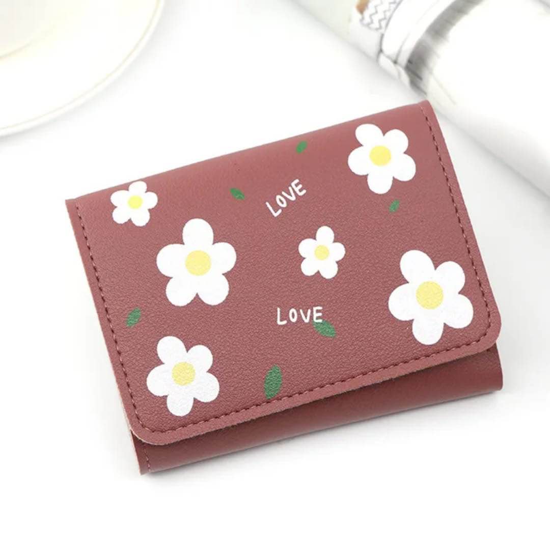 Crocodile Pattern PU Leather Tri-Fold Wallet
