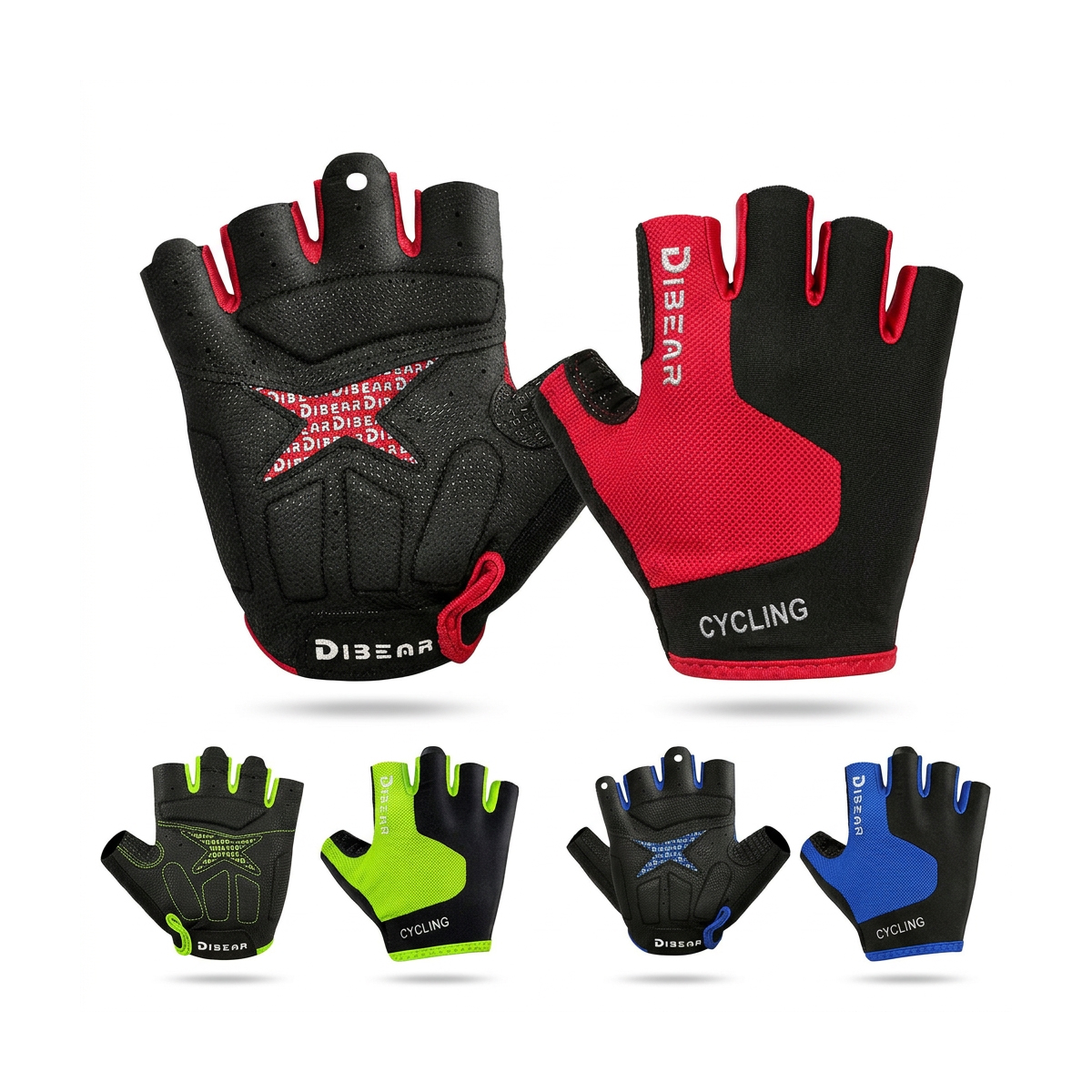 Men's Half Finger Cycling Gloves Touchscreen Bike Gym Motorcycle Sports Gloves