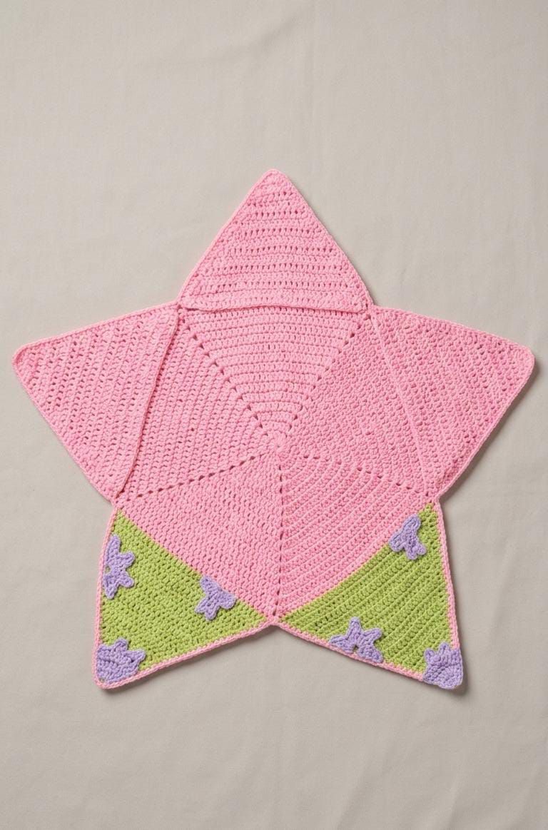 Baby Crochet Star Pocket Blanket Swaddle Suit