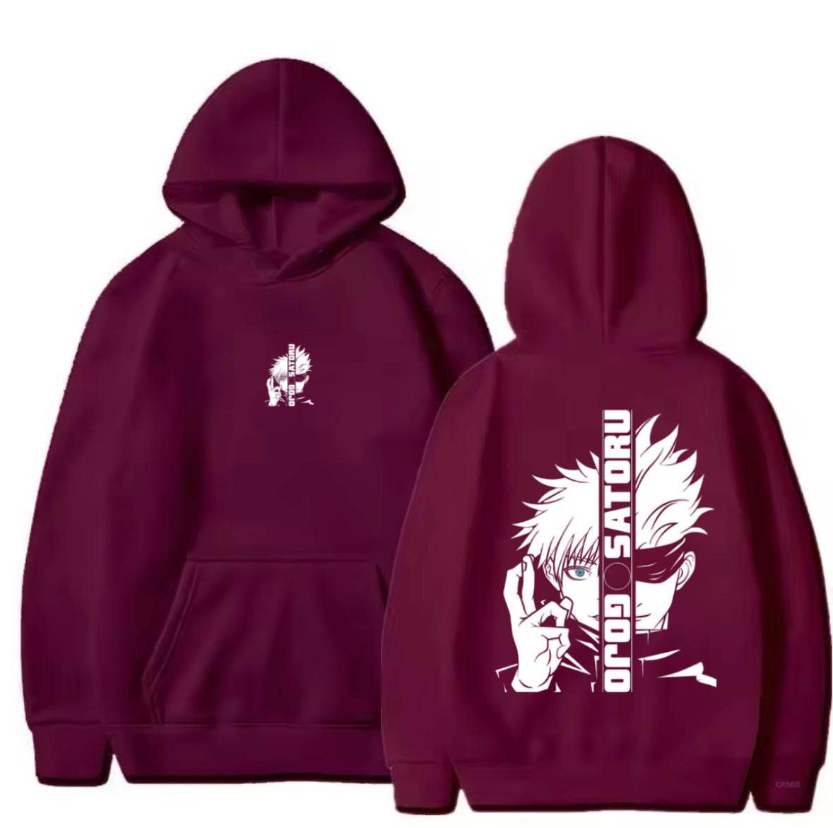 BURNOUT.PK NEW TRENDY PREMIUM QUALITY WINTER COLLECTION JOJO FRONT BACK PRINTING HOODIES FOR MENS