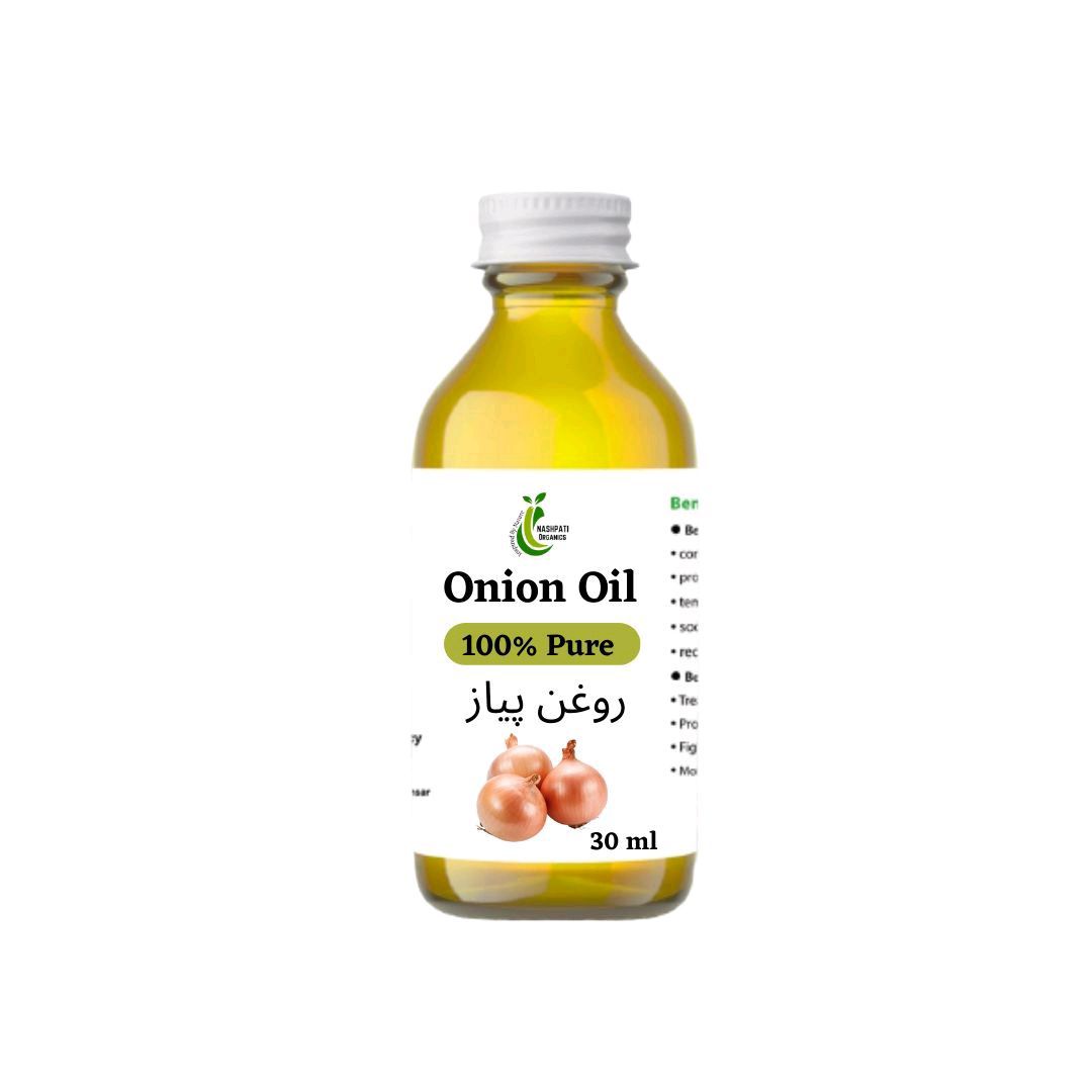 Organic Onion Oil 30 ml 100% Pure - Hair Growth Oil - Nashpati Brand