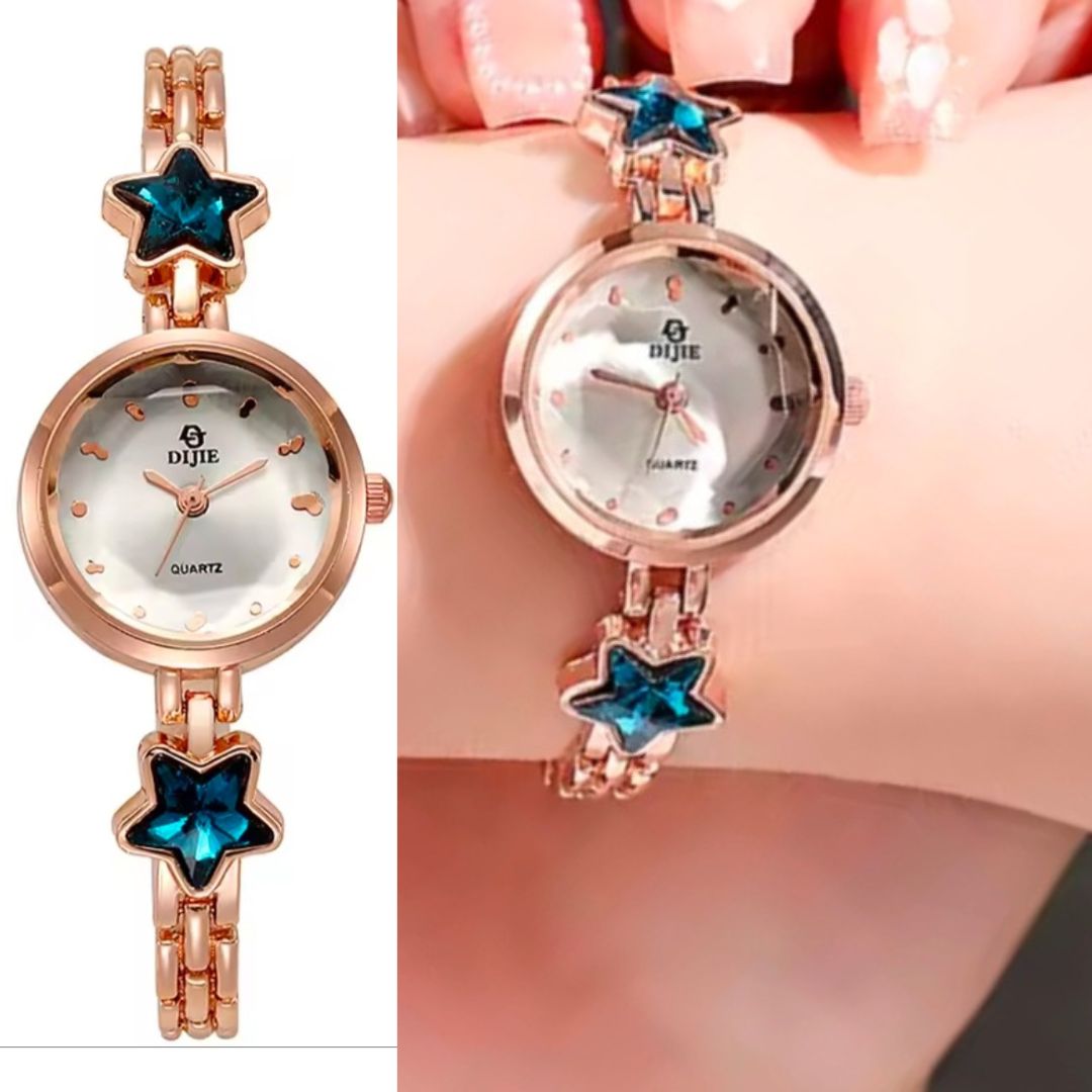Watch - Fashion Square Watch Women Silver Watches Stainless Steel Band Quartz Wristwatches Ladies with bracelet set | Round watch | Rectangular Watch
