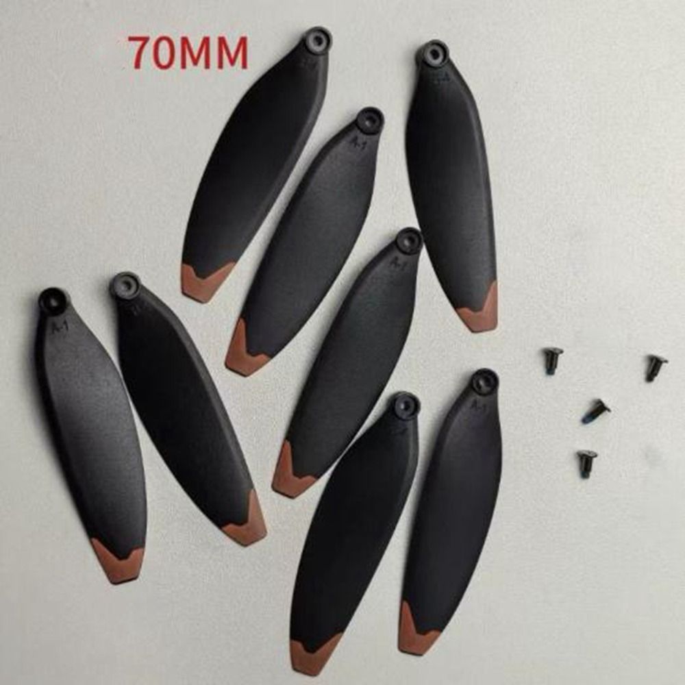 64mm/70mm Universal Folding Propeller Blades Plastic Black Remote Control Parts 64mm/70mm Quadcopter Spare Blade