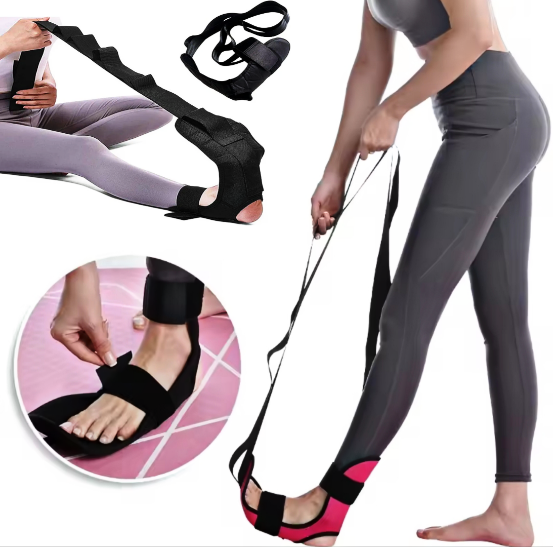 Foot Stretcher Strap, Calf Stretcher for Plantar Fasciitis, Ligament Stretching, Leg Stretching Strap Belt, Foot Exercise Equipment for Yoga | Hamstring Achilles Tendonitis | Leg Stretcher| Ankle Joint Correction | Fitness Rehabilitation