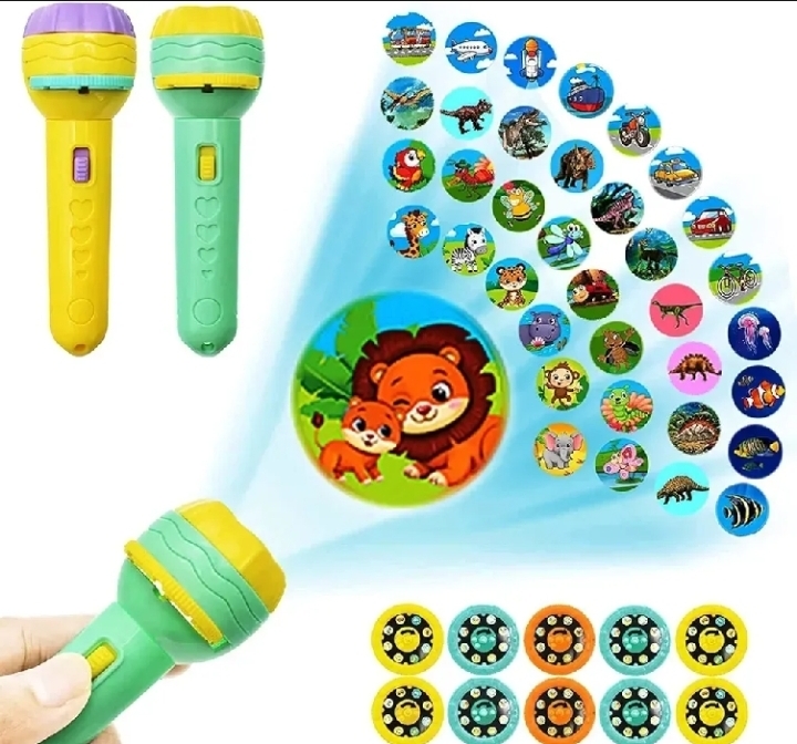 3 slide 24 patterns battery operated projector torch kids projection light toy education light best gift for kids
