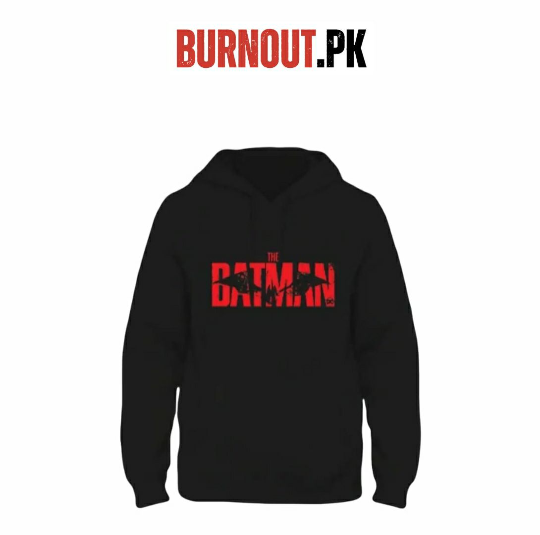 New premium quality BLACK BATMAN PRINTED HOODIE FOR MENS