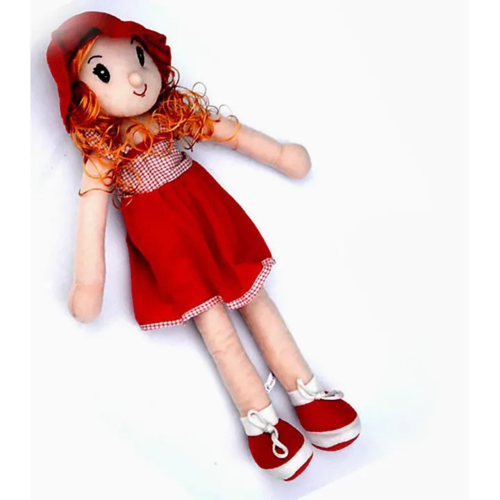 19-Inch Washable Soft Doll for Kids - Stuffed Toy Candy Doll with Beautiful, Colorful Blonde Hair (Random Color) for Children