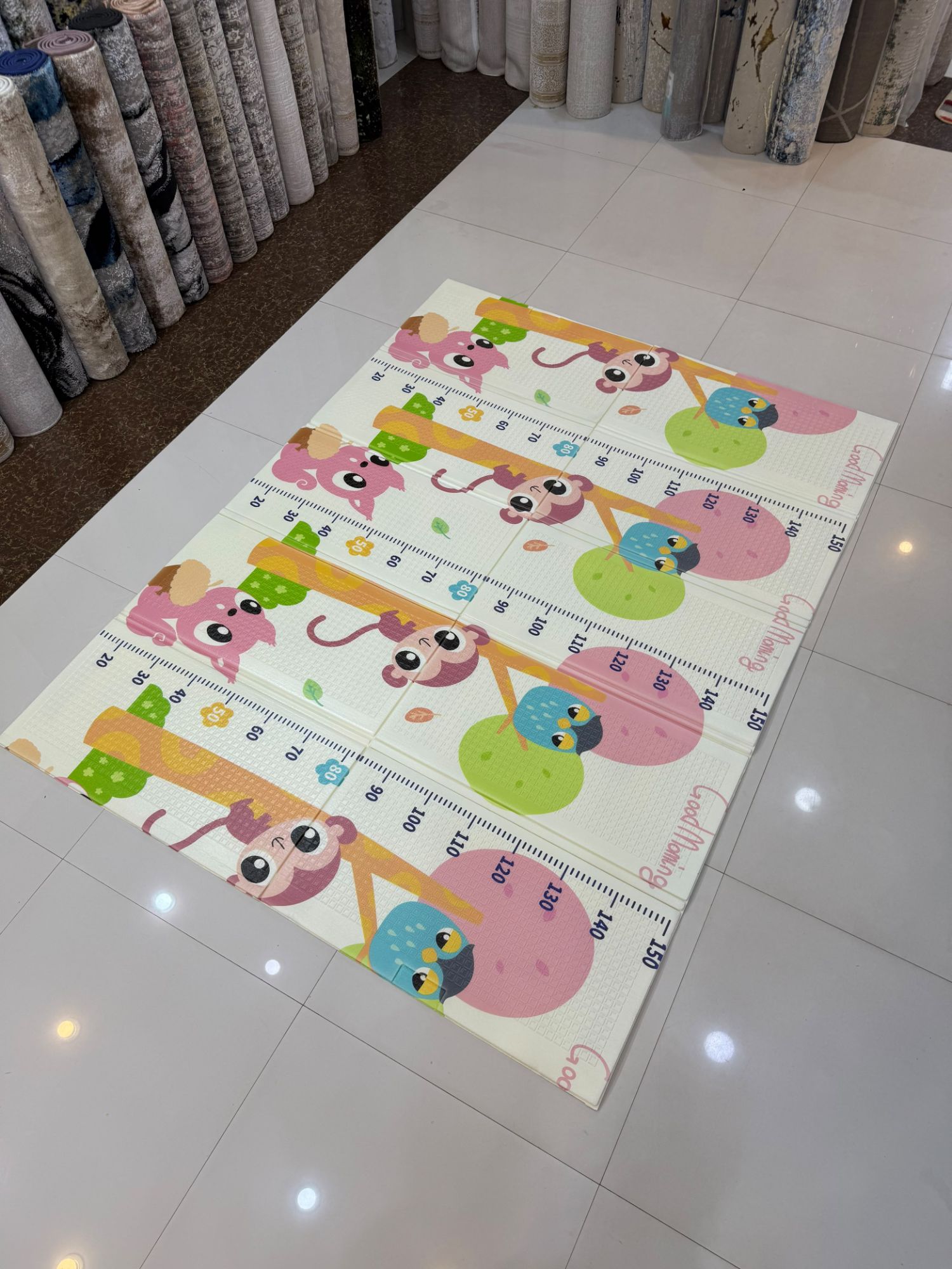 Baby Play mat,  (6X6.5 Ft) Extra Large & Thick Foam Crawling mat, Reversible & Waterproof Baby Mat for Infants, Toddlers, Kids Indoor Outdoor, Portable playmat for Babies with Travel Bag