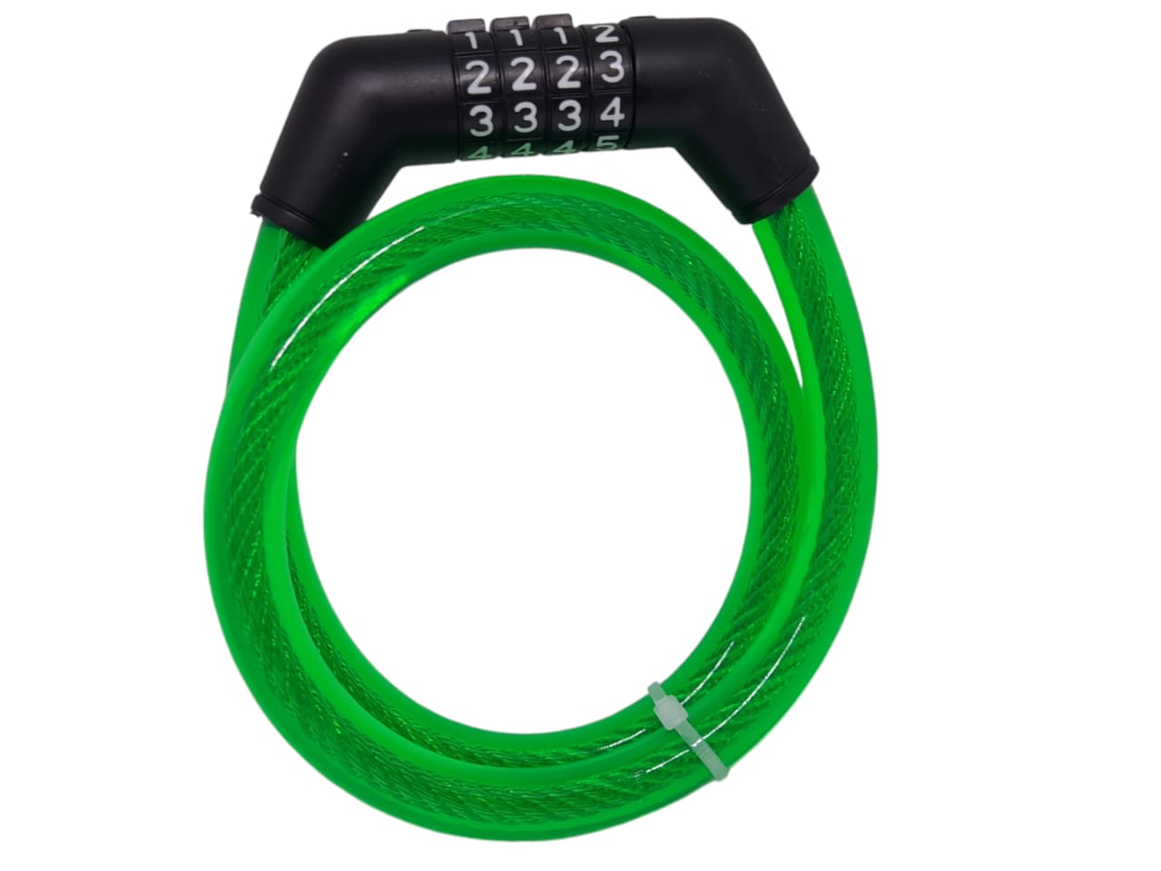 Grand Lock Portable Security 4-Digit Code Bike Lock- Anti-theft Wire lock- Mountain Bike Wire Lock- Bicycle Lock- Lock for Motorcycle Scooter- Safety Helmet Lock- Steel Wire Chain Lock
