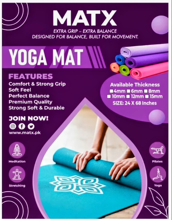 Best Quality yoga mat 4 mm non slip thick for women and men