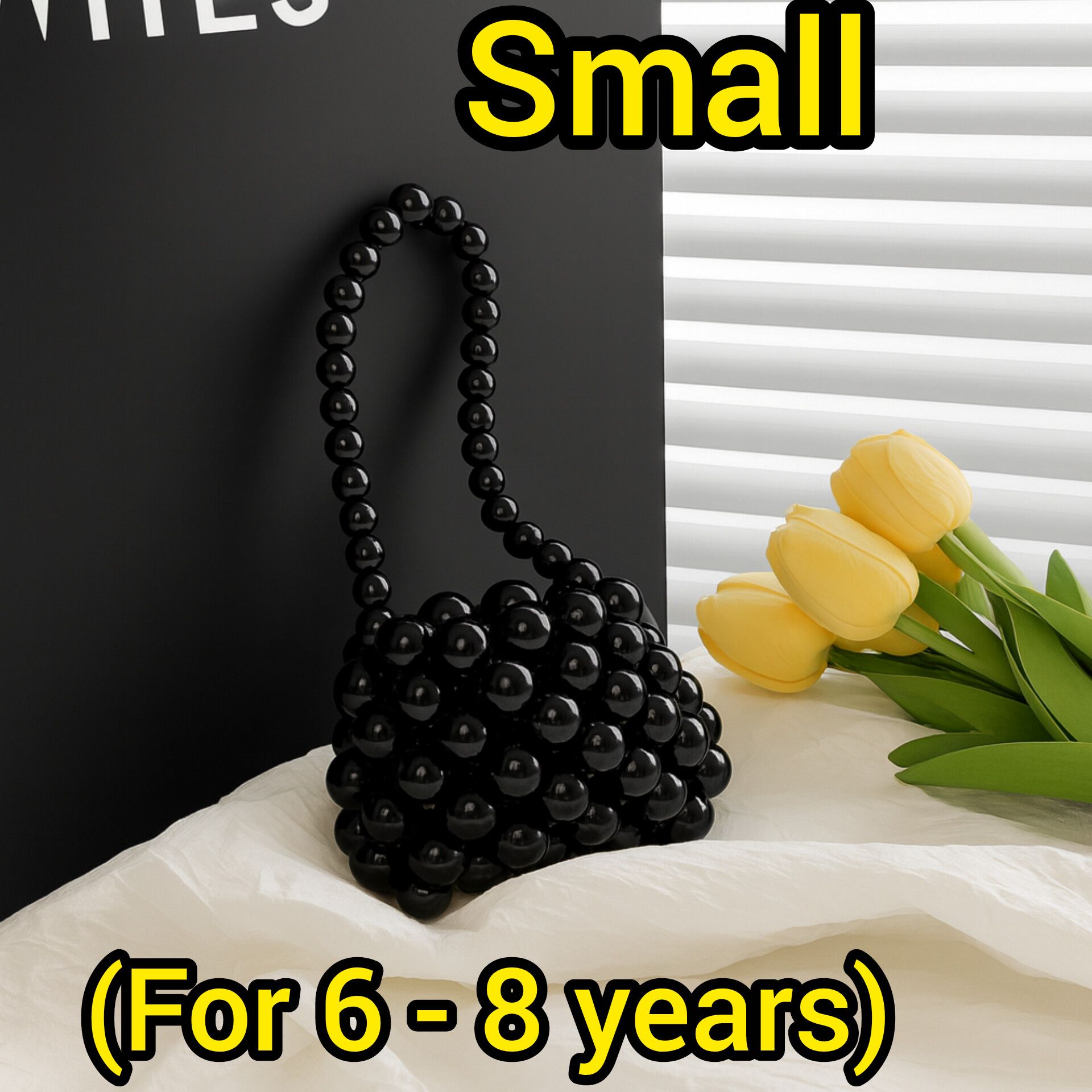Handmade mini Beaded bag | pearl bag for girls