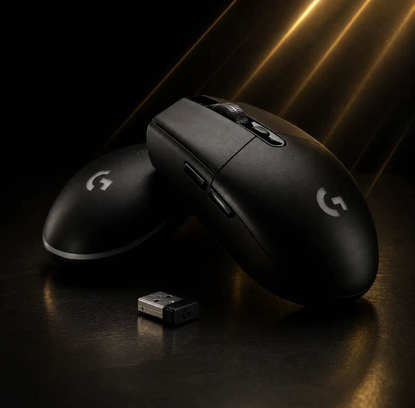Logitech G304 LIGHTSPEED Wireless Gaming Mouse | Dual Connectivity Bluetooth + USB Receiver | 12000 DPI | High Precision Gaming Mouse