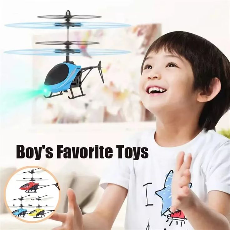 Exceed Green RC Helicopter Plane - Infrared Induction Hand Sensor Drone Toy with Remote Control & LED Light for Kids