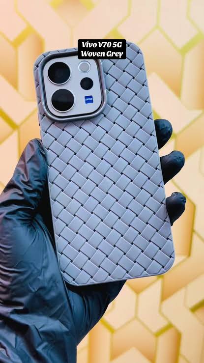 Vivo V70 Back Cover woven Cover Vivo V70  Premium Back Cover