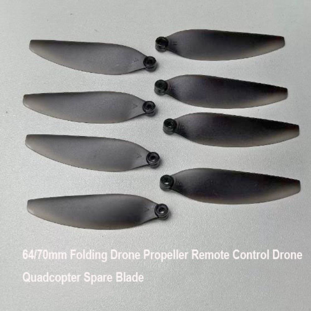 Universal Folding Propeller Plastic 58/64/66/70mm Quadcopter Spare Blade Black Coffee Remote Control Parts Blade Accessories