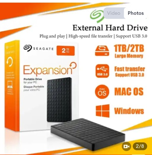 USB 3.0  External Portable hard drive 1tb, 750gb, 640gb, 500gb, 320gb, 250gb