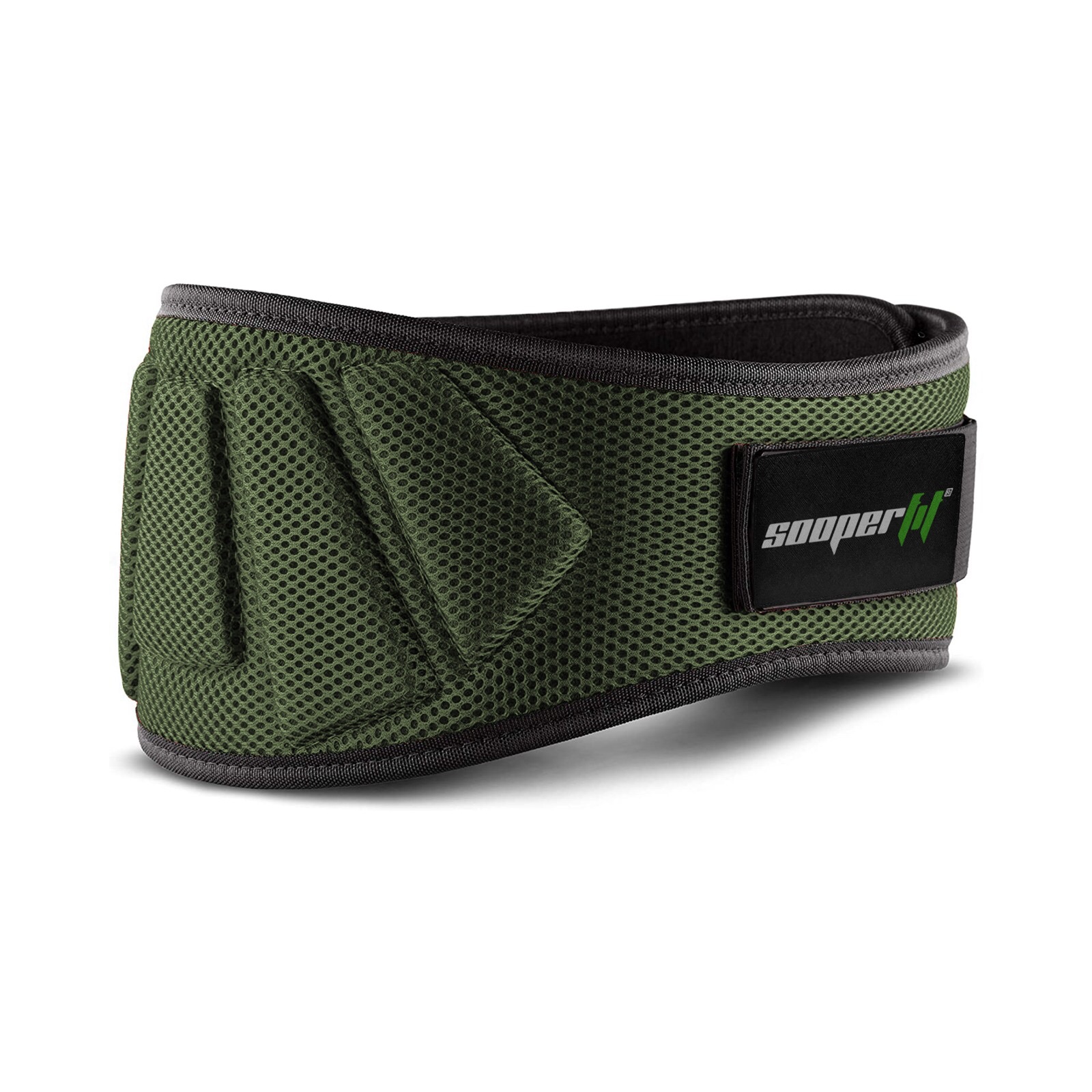 SOOPERFIT - NEOPRENE WEIGHT LIFTING BELT 6 INCHES WIDE BACK SUPPORT, POWER WEIGHTLIFTING GYM WORKOUT FOR MEN WOMEN