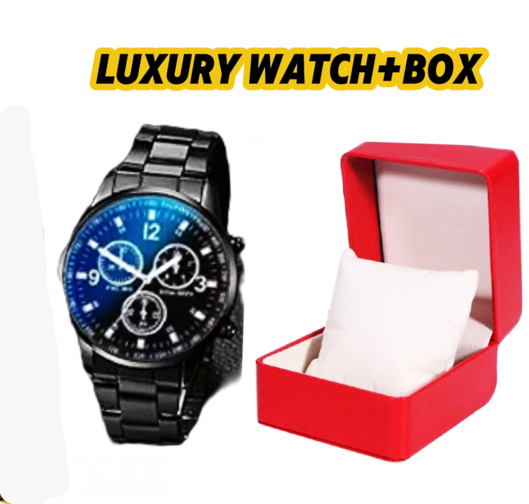 1 PCS/ TOP TREND MENS FASHION WEDDING ,CASUAL,BUSINESS WATCH HIGH QUALITY STAINLESS STEEL WRIST CASUAL BUSINESS AND WEDDING WATCH FOR MEN AND BOYS WITH BEAUTIFUL RANDOM COLOR BOX OPTIONAL BEST WATCH GIFT FOR MEN AND LOVE ONES