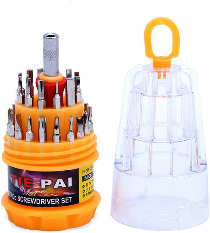 Pocket Precision Screwdriver Set - 31 in 1 Professional Precision Screwdriver Set for Electronic Repair Hardware Tool Mobile Phone Repair Tools Kit Multipurpose Precision Hardware Screwdriver Hand Tools Set