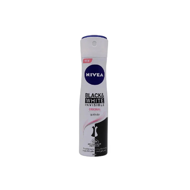 Nivea Women Black & White Invisible Original 48H Anti-Perspirant Spray 150ml