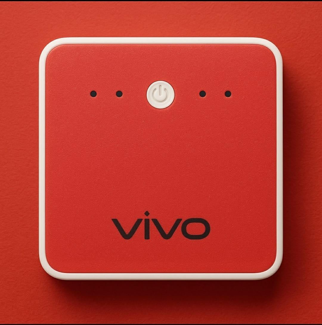 Vivo Compact Power Bank 5000MAH – Sleek Red Edition price in Pakistan