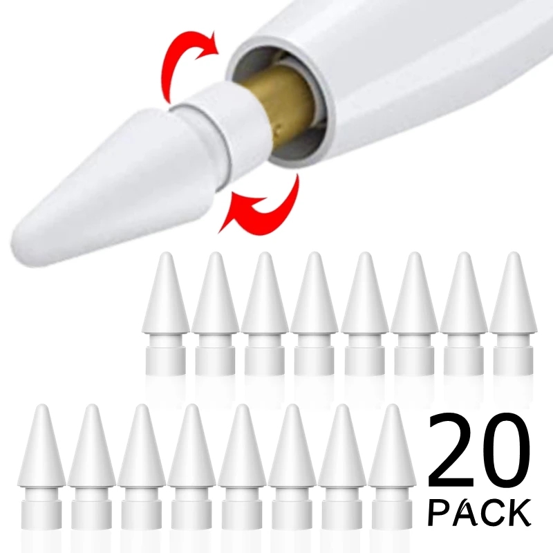 For  Pencil Nib Double-Layered For  Pencil 1st 2nd Generation Tip For IPencil Tips For iPad Stylus Pen Replacement Nib