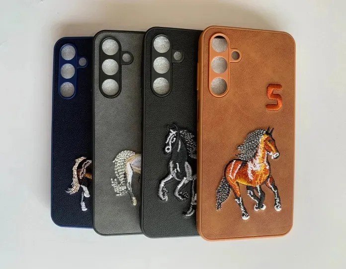 Samsung Galaxy A17 Mobile Cover Samsung Galaxy A26 Back Cover POLO Embroidered Phone Case Premium Faux Leather Rexine Cover Luxury Horse Logo Designer Back Case Shockproof Anti Scratch Polycarbonate Shell Protective Cover for A17 A26