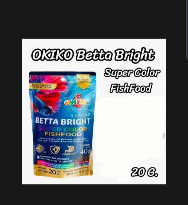 Fish Food OkiKa Betta fish 20gm - High quality food - By LPS