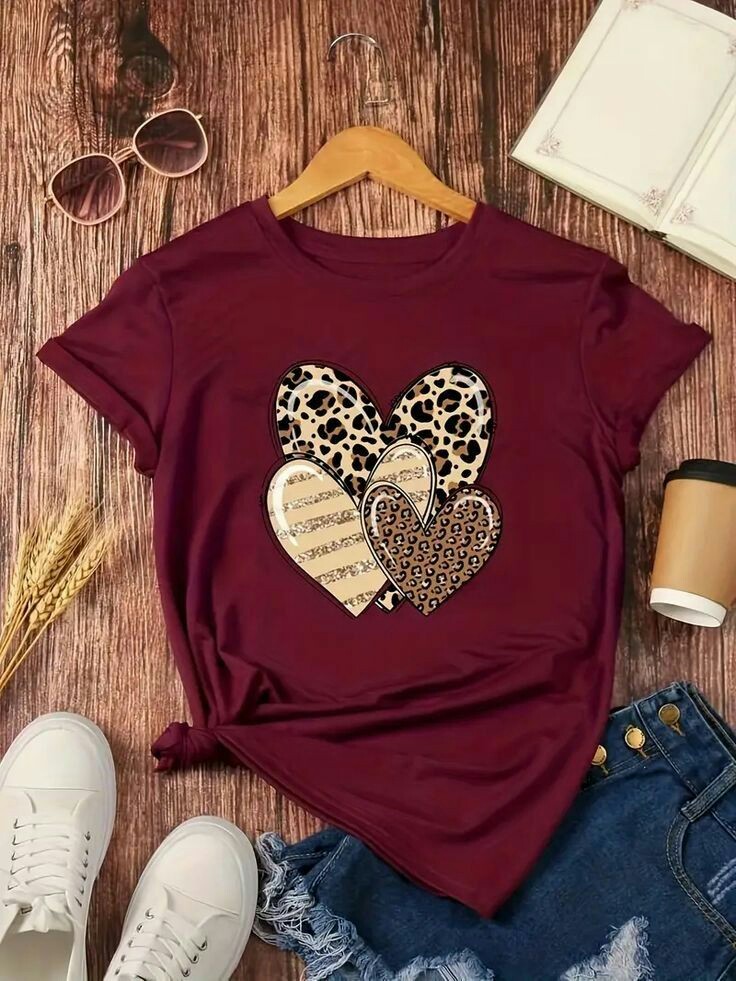Half sleeve mahroon t shirt for washible print