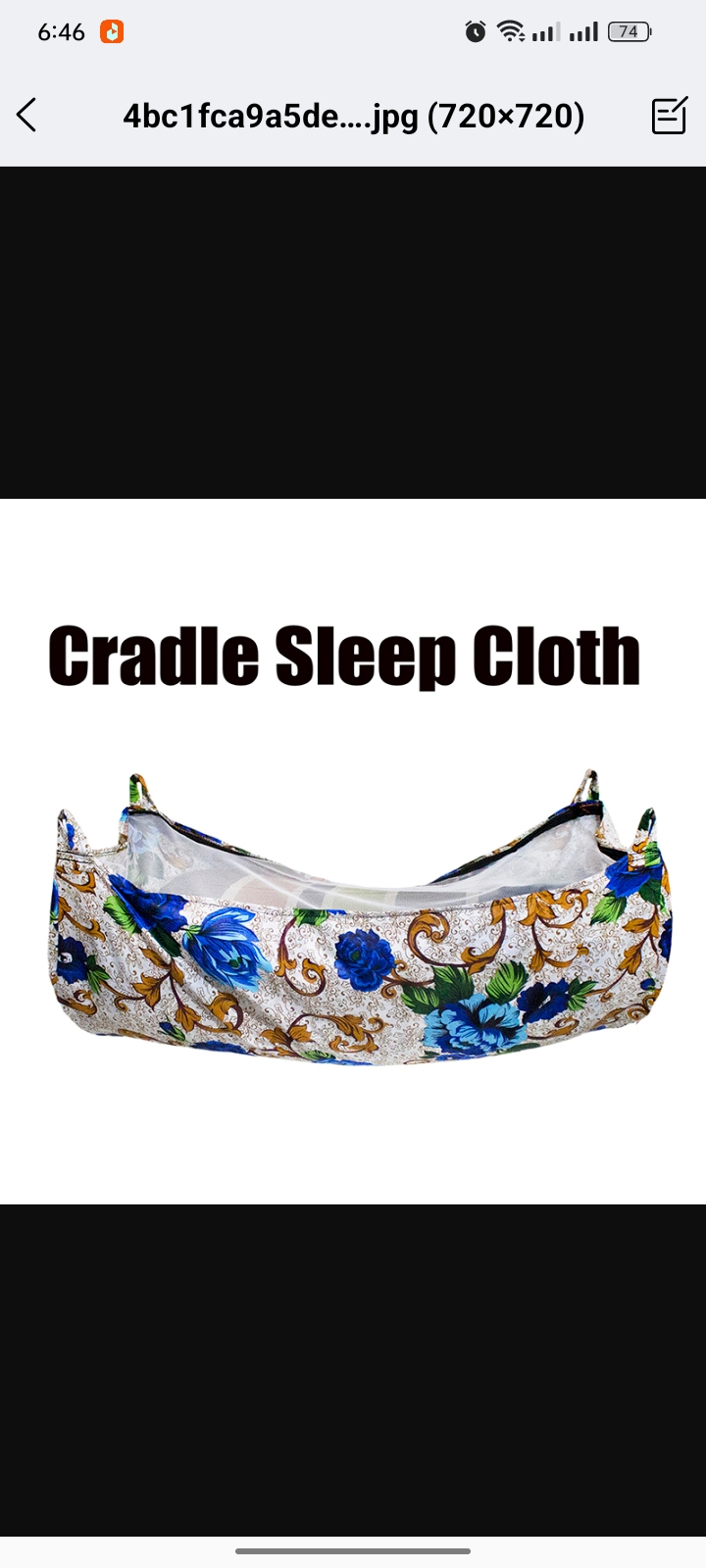 Baby Swing, Cradle Cover /Ghodiyu/Khoyu/Zoli Hammock, Mosquito net/Safety Cover with Zipper, Multi Color  (Cloth only)