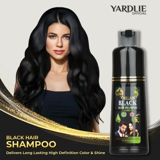Yardlie Black Hair Color Shampoo