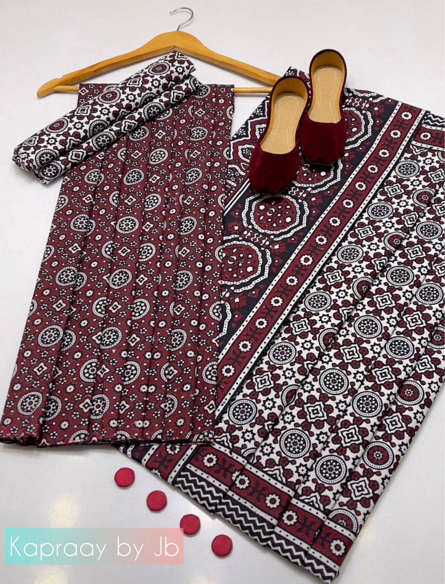 Ajrak dress online shopping sale