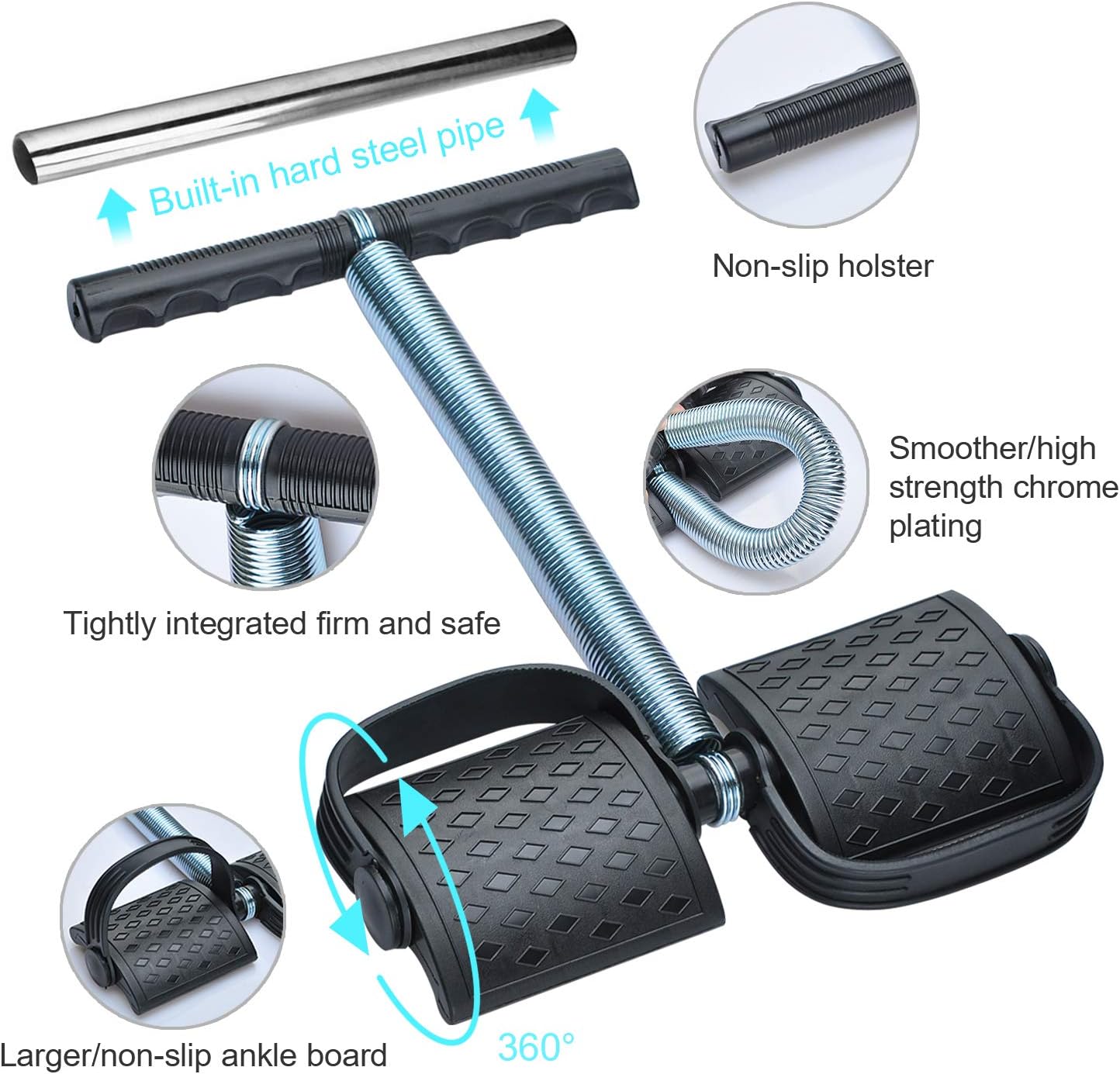 High Quality Tummy Trimmer Single Spring Bally Fat Burner Home Workout Body Fitness Machine for Home Gym Workout Equipment Abs Women Exercise Machine for Weight Loss