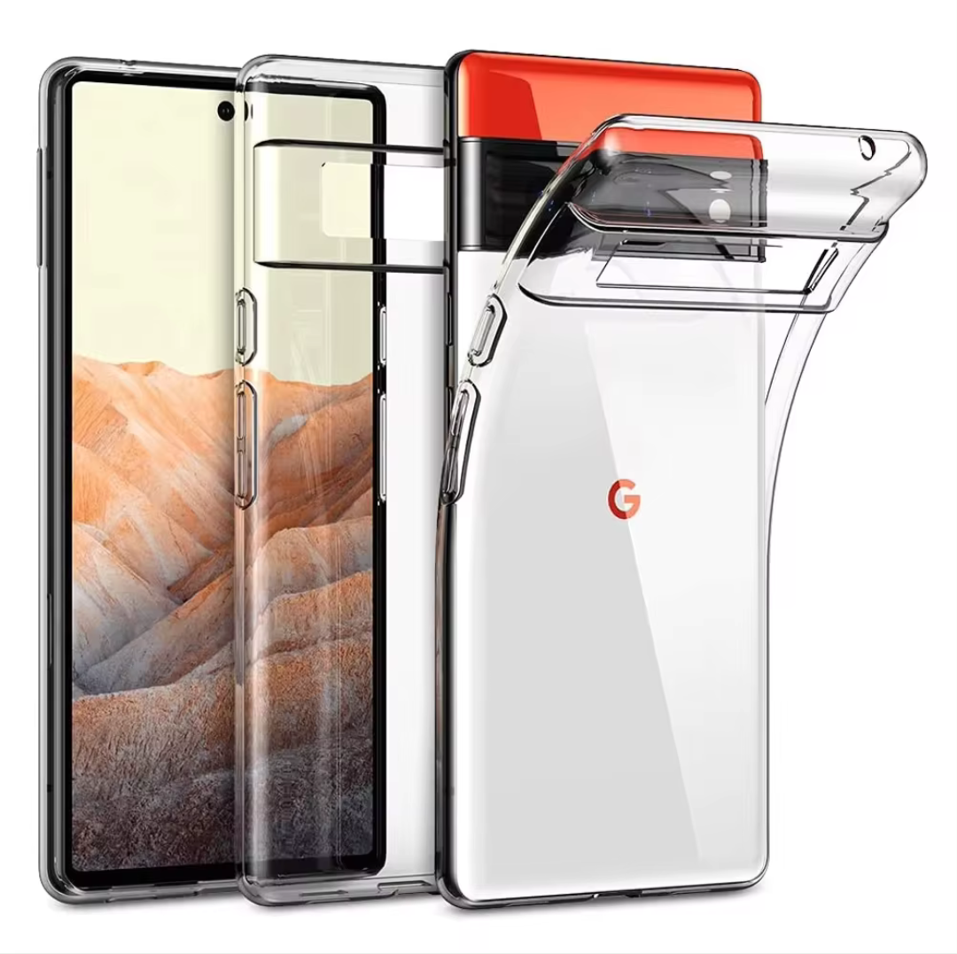Google Pixel All Models 10 pro xl/9 pro xl/9 pro/9/8 pro/8/7 pro/7/6 pro/6 High Quality Tpu Transparent 1.5 mm case/Back Cover